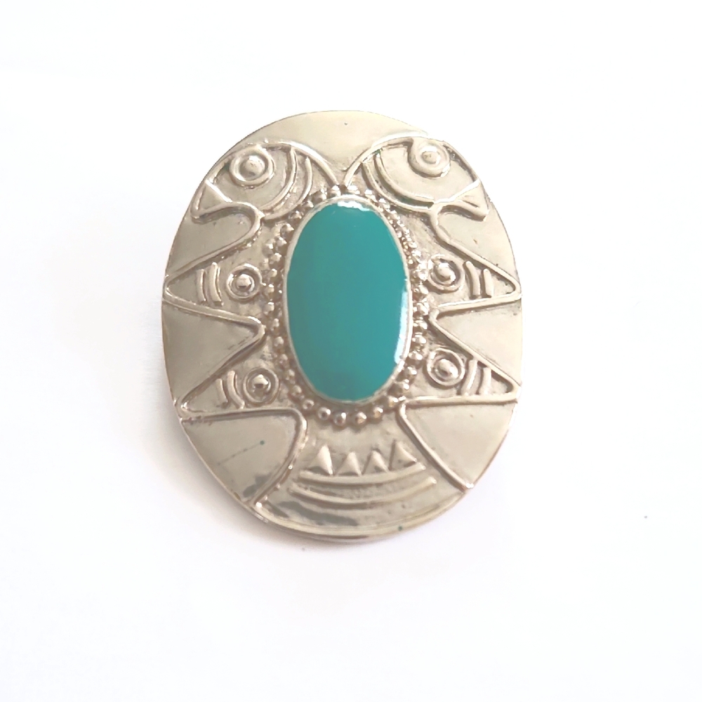 Turquoise Brooch Pin